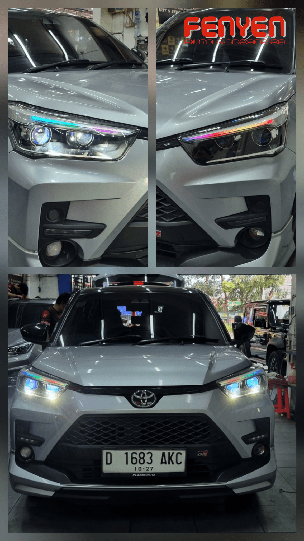 Custom lampu RAIZE