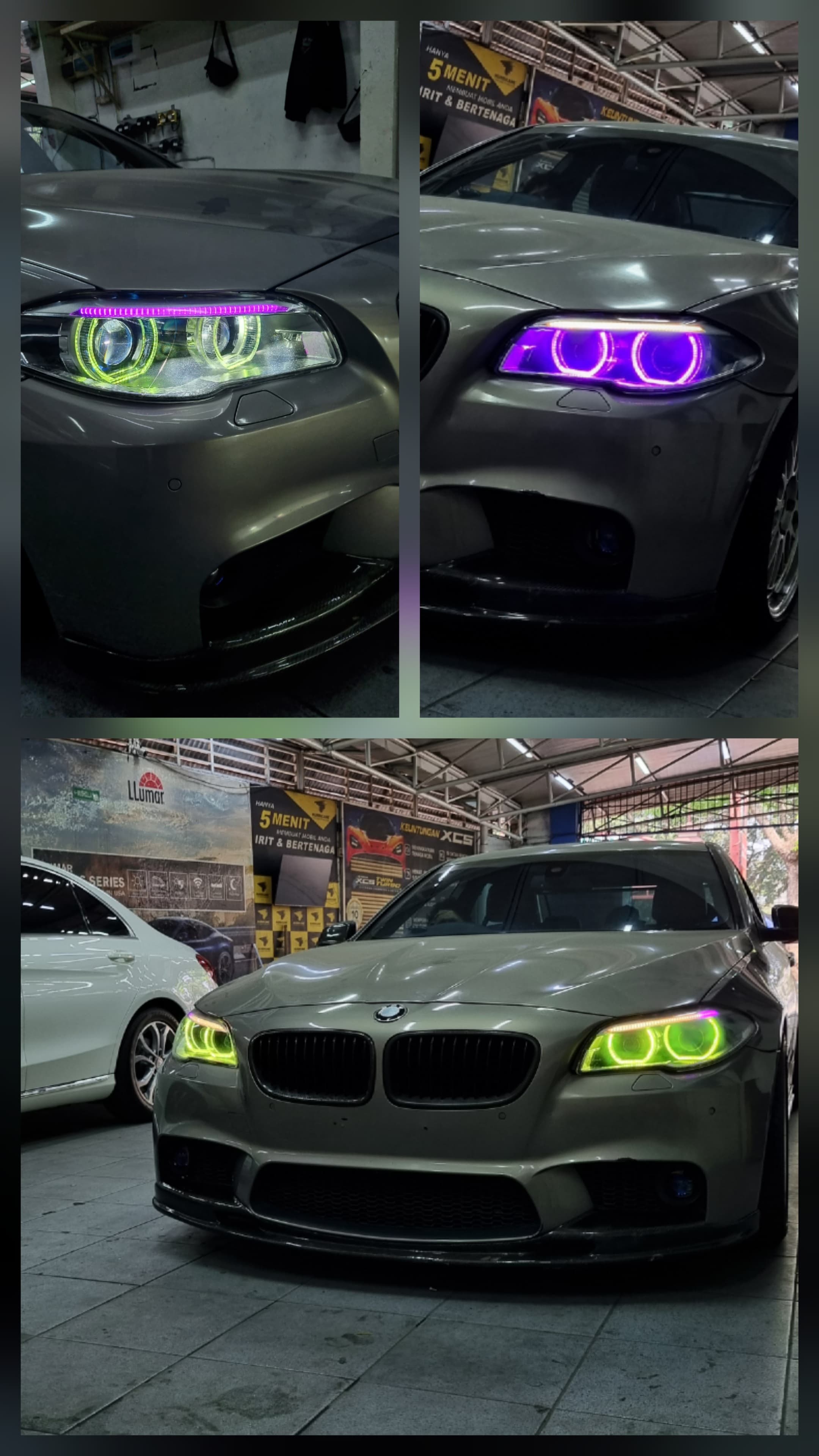Custom lampu BMW